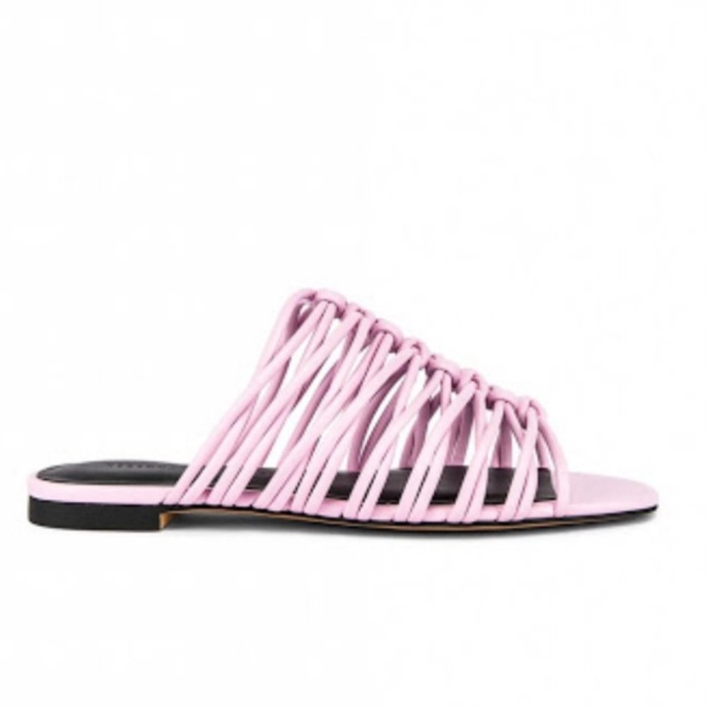 Rebecca Minkoff pink strappy sandals SIZE 6.5 - Picture 2 of 7